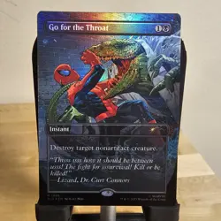Secret Lair Marvel's Spider-Man: Villainous Plots Go for the Throat Rainbow Foil - Image 1