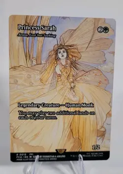 Princess Sarah MTG FCA Pack Fresh NM Showcase Regular Azusa, Lost but Seeking - Image 1