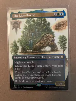 x1 The Lion-Turtle - Borderless R MTG Avatar: The Last Airbender M/NM, English - Image 1