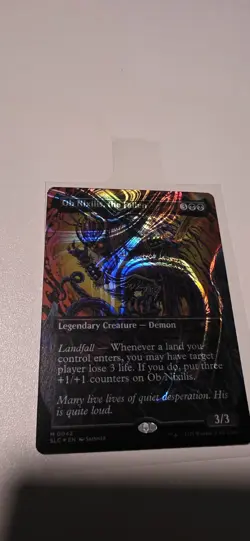 OB Nixilis, the Fallen Halo Foil Encyclopedia Of Magic Magic The Gathering 0042 - Image 1