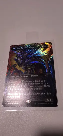 OB Nixilis, the Fallen Halo Foil Encyclopedia Of Magic Magic The Gathering 0042 - Image 2