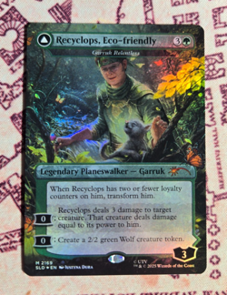 MTG Foil Recyclops, Eco-Friendly Secret Lair The Office NM - Image 1