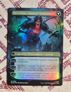 MTG Foil Recyclops, Eco-Friendly Secret Lair The Office NM - Image 2
