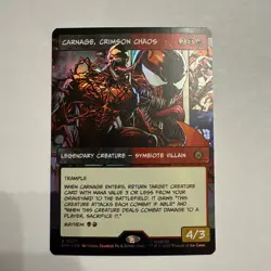 Carnage, Crimson Chaos (Borderless) Marvel's Spider-Man Foil - Image 1