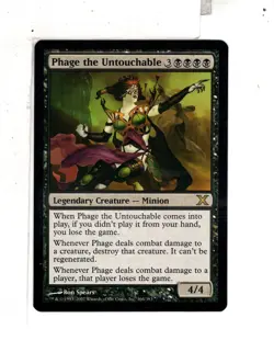 MTG SkeenAB Phage the Untouchable from Tenth Edition. NM. - Image 1