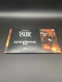 MTG Secret Lair x God of War: Greek Foil Edition PlayStation NEW SEALED - Image 1