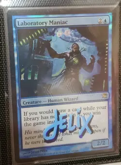 MTG Laboratory Maniac Innistrad Foil SHADOW SIGNED BY ARTIST - Image 1