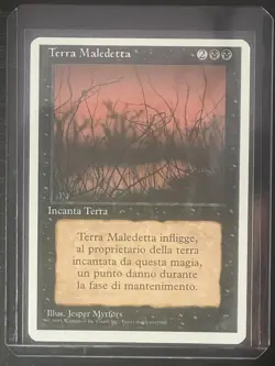 Magic MTG Italian Revised Cursed Land Artist Proof Near Mint - Only 50 Exist! - Image 3