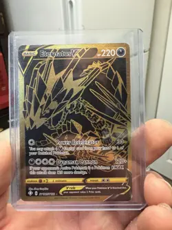 Pokemon Eternatus V SV121/SV122 Shining Fates Shiny Vault Gold Full Art NM - Image 1