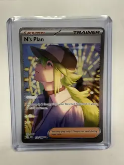 Pokemon TCG N's Plan 170/086 Sir Black Bolt Special Illustration Rare - Image 1