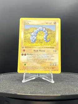 Onix 54/102 - 1st Edition SHADOWLESS - Pokemon Base Set - WE COMBINE! - Image 1