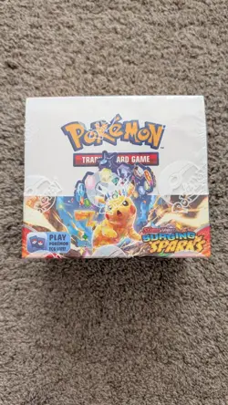 Pokemon TCG Sword & Shield Surging Sparks Booster Box Sealed with Magnetic Case - Image 2
