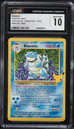 Pokemon Celebrations Base Set Charizard Blastoise Venusaur PSA CGC 9.5 10 Set - Image 3