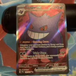 Pokemon TCG Gengar EX Full Art Ultra Rare Holo Foil Temporal Forces 193/162 - Image 2