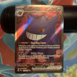 Pokemon TCG Gengar EX Full Art Ultra Rare Holo Foil Temporal Forces 193/162 - Image 5