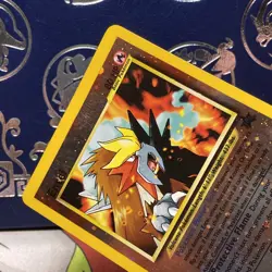 2001 Pokemon WOTC Black Star Promo Reverse Holo Entei #34 LP - Image 5