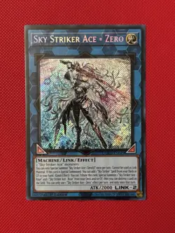 Yugioh! Sky Striker Ace = Zero DUAD-EN049 Secret Rare 1st Edition NM - Image 1