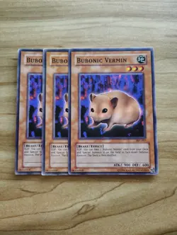 Yu-Gi-Oh! - Bubonic Vermin 3X - Complete Playset - Image 1