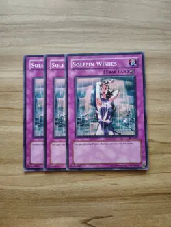 Yu-Gi-Oh! - Solemn Wishes 3X - Full Playset - Image 1