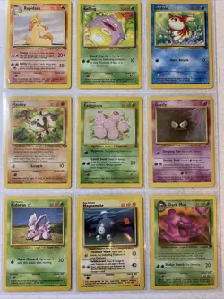 Pokemon Card Binder Collection - Vintage Card Lot | 1999-2000 WOTC Rare/Uncommon - Image 1