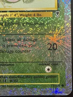 Exeggcute 75/110 Legendary 2002 Reverse Holo Pokemon Card TCG - Image 3