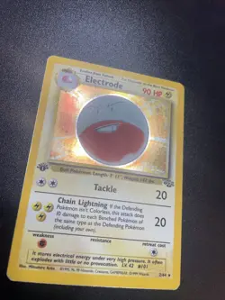 Electrode 2/64 Jungle 1st Edition Holo Rare Pokemon Card MP - Image 2