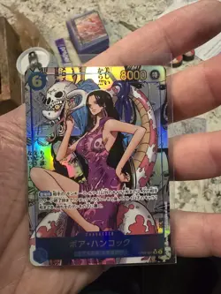 Boa Hancock OP07 Manga Alt Art ONE PIECE Card Japan - Image 1