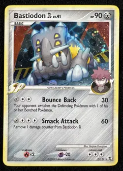 Bastiodon GL 2/111 Holo Rare Rising Rivals 2009 Pokemon Card - NM - Image 1