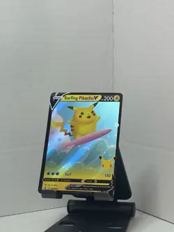 Pokemon Pikachu TCG Surfing v Celebrations Holo Ultra Rare Card 008/025 NM - Image 1