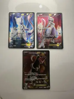 MewTwo 157+158 Breakthrough+ Houdoom 153 EX Pokemon Card Lot! - Image 1