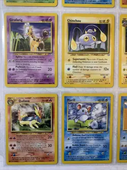 Pokemon Card Binder Collection - Vintage Card Lot | 1995-2000 NEO GENESIS - Image 3