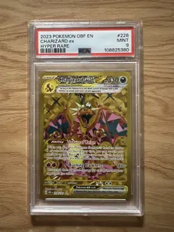 Pokemon TCG Charizard EX Obsidian Flames Holo Hyper Rare Card 228/197 PSA 9 - Image 1