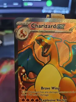 Pokemon TCG Charizard EX Holo Ultra Rare Card Scarlet & Violet 151 183/165 NM - Image 2