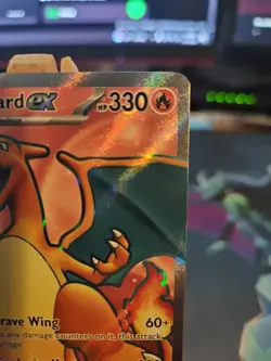Pokemon TCG Charizard EX Holo Ultra Rare Card Scarlet & Violet 151 183/165 NM - Image 3