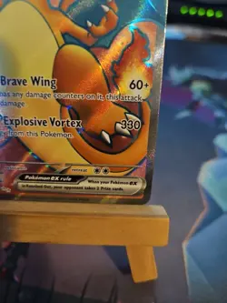 Pokemon TCG Charizard EX Holo Ultra Rare Card Scarlet & Violet 151 183/165 NM - Image 4