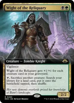 Wight of the Reliquary (Extended Art) - Near Mint MTG Modern Horizons 3 - Image 1