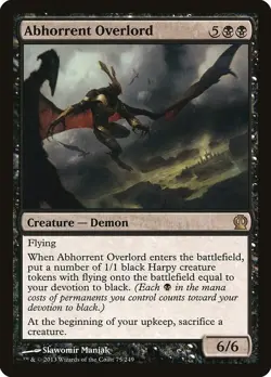 Abhorrent Overlord - Theros (THS) NM Magic: The Gathering - Image 1