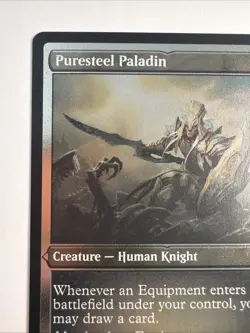 Puresteel Paladin (Foil Etched) Commander Masters Foil - Image 2