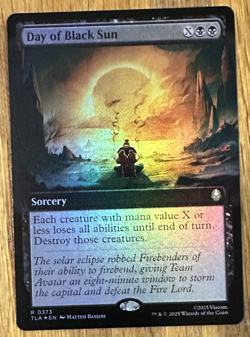 MTG Avatar: The Last Airbender, Day of Black Sun - Extended Art Foil - Image 1