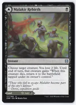 Malakir Rebirth U Zendikar Rising 111 LP - Image 1