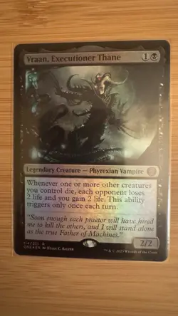 Vraan, Executioner Thane Phyrexia: All Will Be One Foil - Image 1