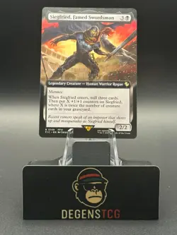 Siegfried Famed Swordsman Extended Art 0149 MTG Commander FINAL FANTASY non foil - Image 1