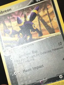 Pokemon TCG Umbreon 24/100 EX Sandstorm Regular Non Holo Rare LP/NM - Image 2