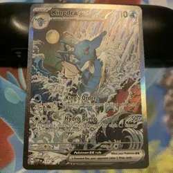 Kingdra EX 131 Pokemon TCG Scarlet & Violet Black Star Promo Holo - Image 2