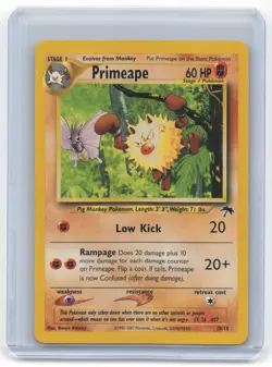 2001 Pokemon Primeape Southern Islands #18/18 Near Mint - Image 1