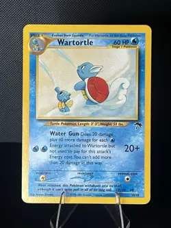 2001 Southern Islands Wartortle 15/18 Clean Near Mint Vintage Pokemon TCG - Image 1