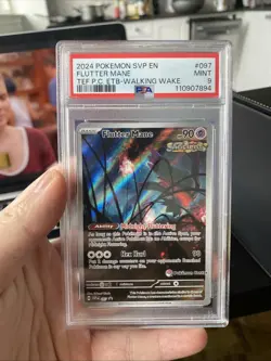 Flutter Mane 97 PSA 9 Mint Temporal Forces Pokemon Center ETB Walking Wake 2024 - Image 1