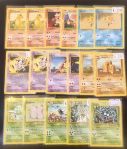 Base Set 2 Pokemon Non Holo Rare Lot 160x Bulk Vintage WOTC Mp Lp Nm R/U/C Nice - Image 2