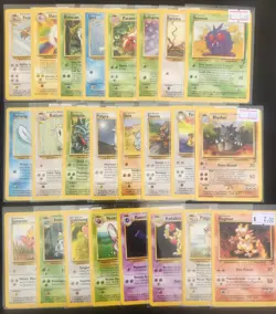 Base Set 2 Pokemon Non Holo Rare Lot 160x Bulk Vintage WOTC Mp Lp Nm R/U/C Nice - Image 4