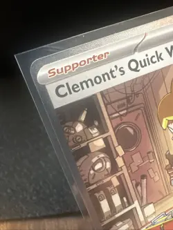 Clemont's Quick Wit 243/191 Special Illustration Rare Surging Sparks Pokemon TCG - Image 3